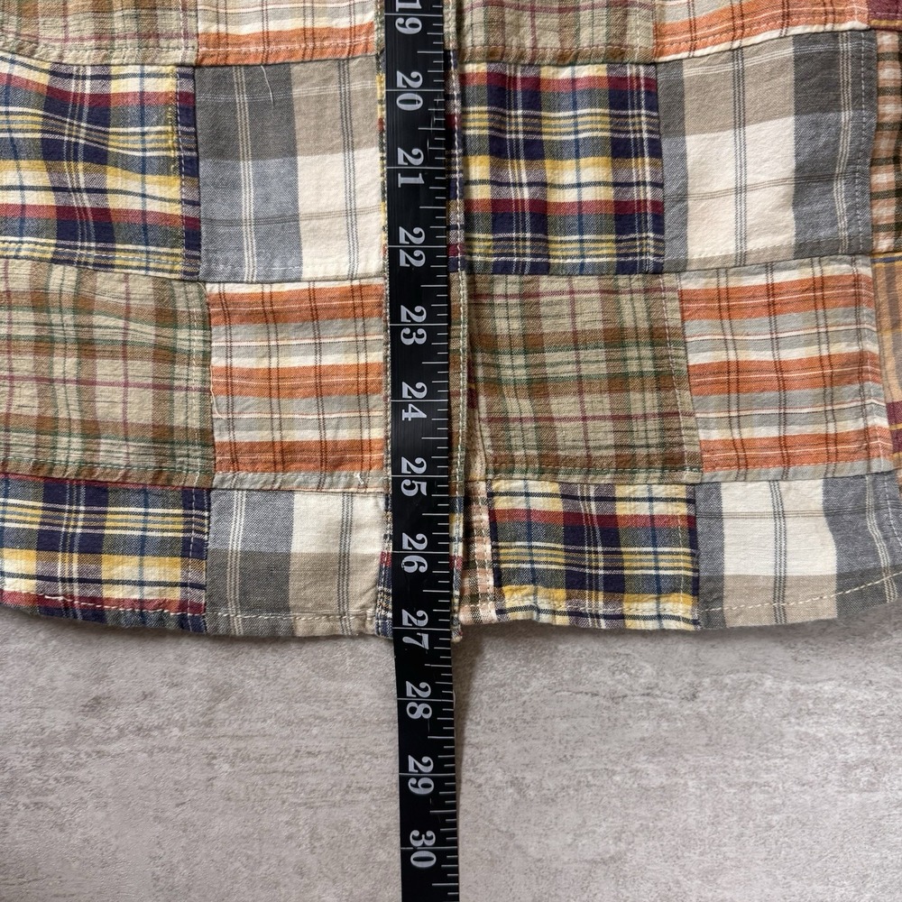 J. Crew Women's Patchwork Plaid Button Down Shirt… - image 7